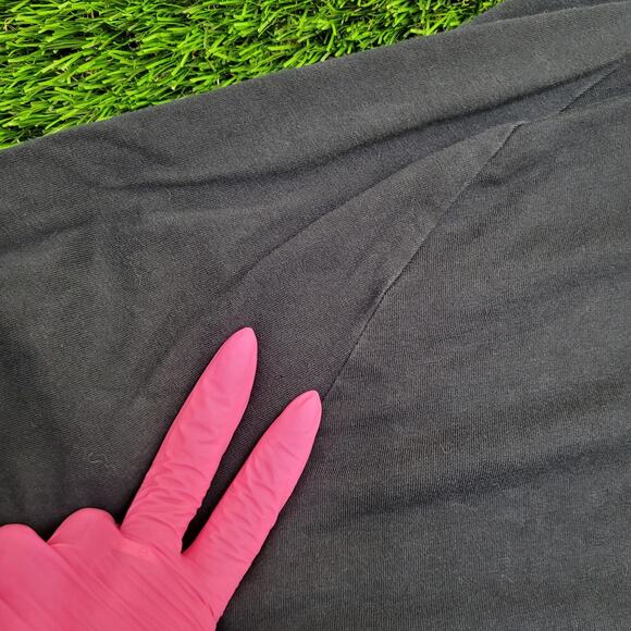 NIKE Jordan Hoodie XL 24x29 Black Jumpman Embroidered-Logo - Picture 12 of 16